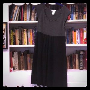 Knit Black and Grey Dress